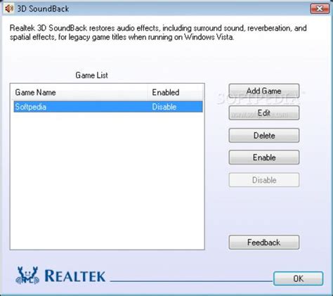 3d soundback beta 0.1 - realtek soundback download